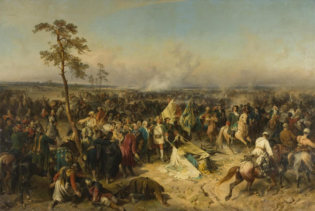 Russias Victory At Poltava By Alexander Evstafyevich Kotzebue, 1862, Hermitage
